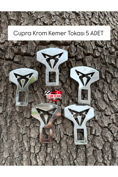 LeonTeamTurkey KROM Cupra Kemer Görseli 5 Adet + Cupra Ayna Kokusu 10 Adet He...
