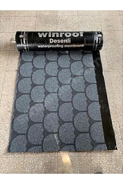 WİNROOF Pratik Yonca Desenli Antrasit Gri Membran Shingle 9m²