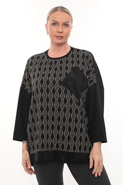 QRUVAZE بلوزة كبيرة الحجم