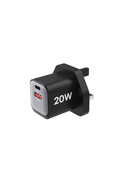 Helix Power Pro-20 Duo Port Wall Charger 20W Black