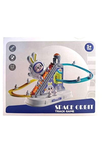 Premium لعبة مسار مدار الفضاء – لعبة مغامرات تعليمية للأطفال على مسار كرات دوار