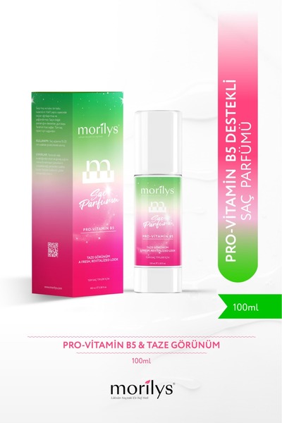 Morilys Saç Parfümü Hair Mist& Pro Vitamin B5 İçerikli 100ML