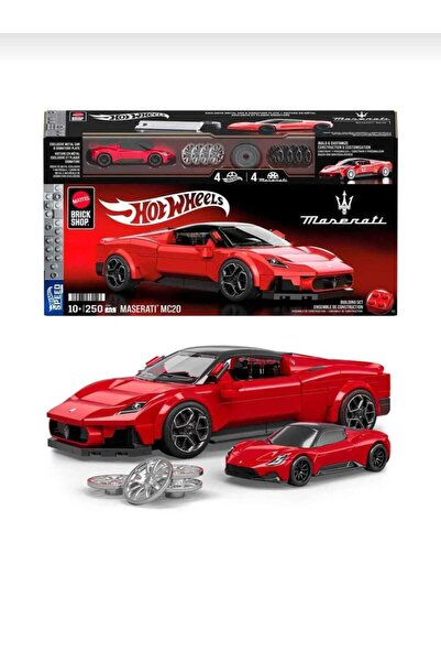 HOT WHEELS Maserati MC20 Araba 250 Parça Yapım Seti