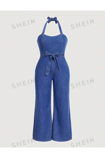 Sheya Shein Curve+ long jumpsuit, blue