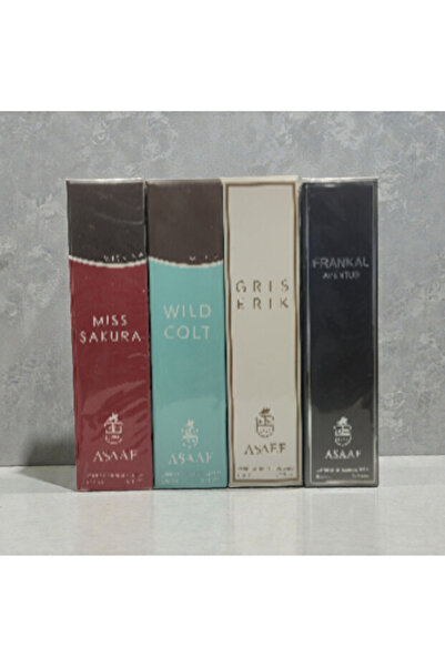 ASFALA دائل العطور حجم 200 مل بديل مس ساكورا + بديل فرانكل + بديل ويلد كولت + بديل جريس