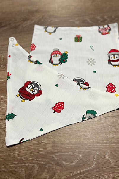 Ponchik 7-Pack 100% Cotton Baby Mouth Wipes and Baby Drool Bib Scarf - Checke...