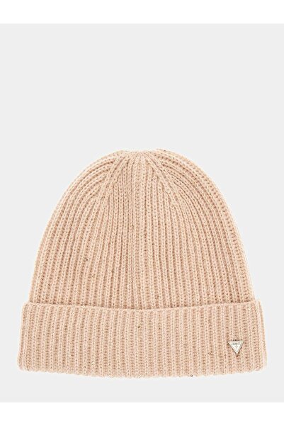 Guess Beanie Kadın Yün Karışımlı Bere