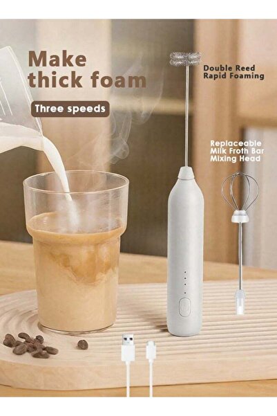 X SPRING Electric handheld milk foamer, a powerful milk foamer, is suitable for lattes and beverage blenders