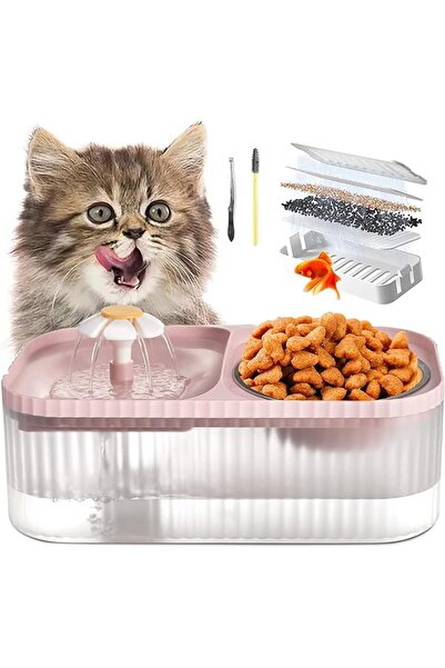 Arabest نافورة مياه أوتوماتيكية للحيوانات الأليفة سعة 3 لترات للقطط، نافورة مياه هادئة للحيوانات الأليفة، مناسبة للقطط والكلاب