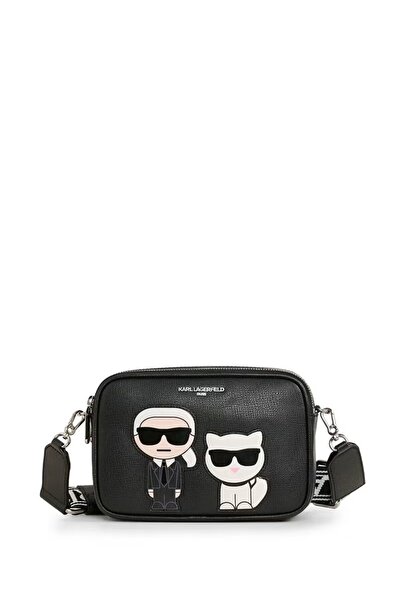 Karl Lagerfeld حقيبة كروس بودي ثنائية الكاميرا من مايبيل برأس دائري