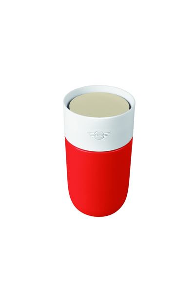 Mini Travel Mug Colour Block 300ml - Rebel Red
