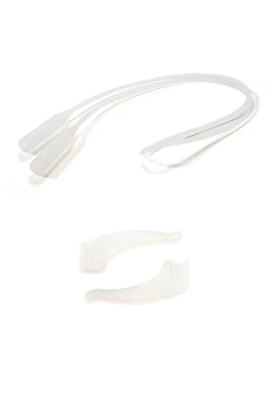 Optic Master Silicone non-slip ear lock and glasses strap / cord white