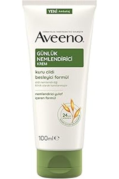 SanalAMCA Store Aveeno, Daily Moisturizing Cream 100ml, White-Green