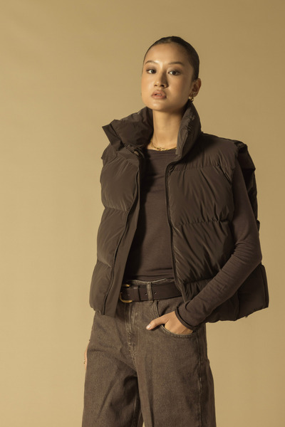 Nisan VESTĂ CU GULER ÎNALT, UMPLUTĂ CU PUF