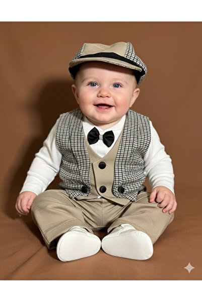 Harry&Millie Baby Boy Vest Set Set Mevlüt Set Baby Boy Gift Set