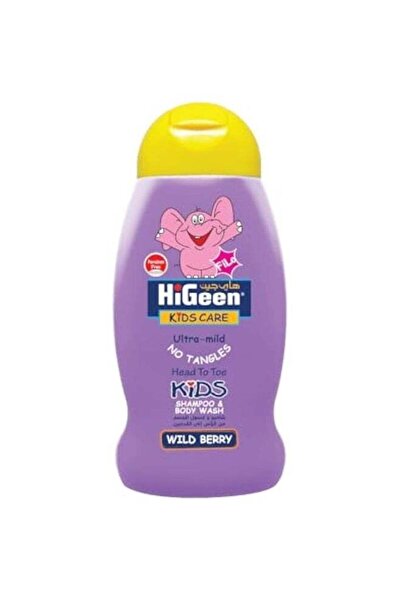 higeen 3-piece Velo Wildberry Shampoo and Body Wash Set for Kids, 250ml