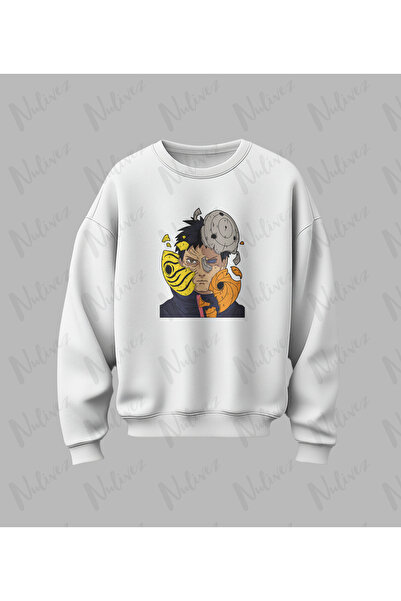 Nulivez تصميم أنيمي ناروتو مطبوع سويت شيرت عالي الجودة للجنسين قصة فضفاضة برق...