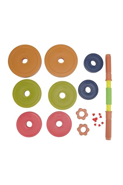 Premium مجموعة ألعاب دمبل قابلة للتعديل للأطفال - أوزان لياقة بدنية ملونة للأ...