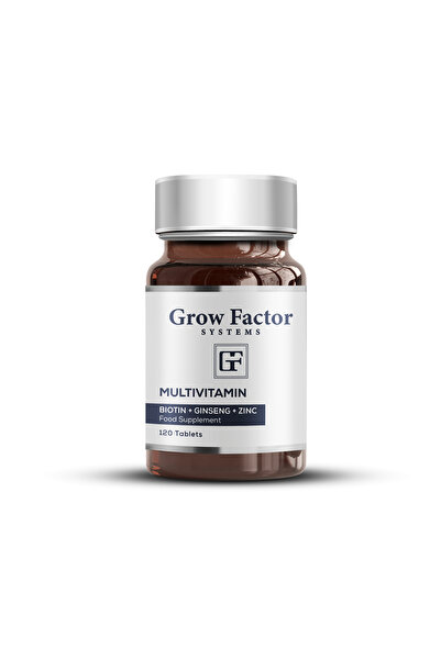 Grow Factor فيتامينات متعددة للشعر 120 قرص.
