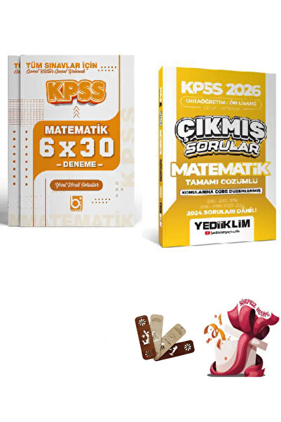 Yediiklim Yayınları Yediiklim 2026 KPSS GYGK Ortaöğretim Önlisans Matematik Ç...