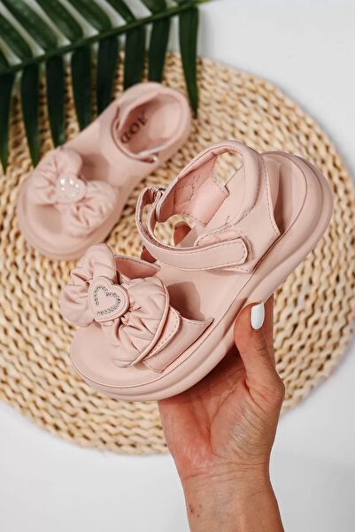 Zaira Sandale fete roz din piele ecologica Aurora #22205 - 29