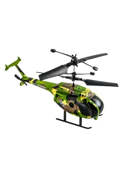 Premium Military Style Toy Helicopter – Durable Army Helicopter with Rotating...