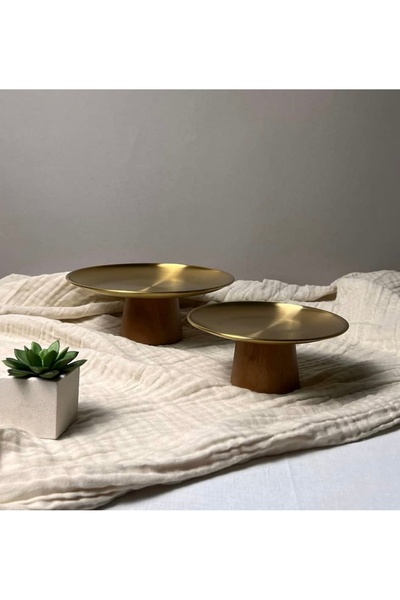 Home حاملات حلويات - طقم من قطعتين