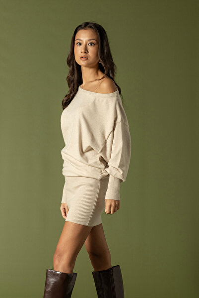 Nisan Rochie mini cu croială asimetrică RİBANA