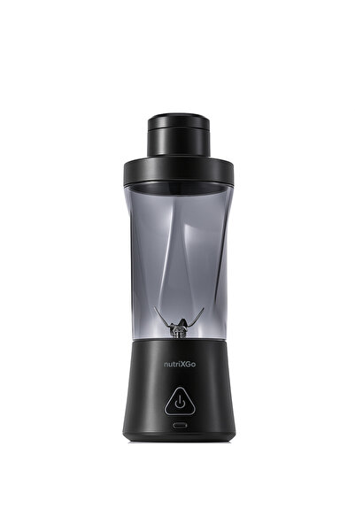 Techsuit Blender Portabil NUTRIXGO BP1, 0.7 L, 350 W, 6000 mAh, Negru