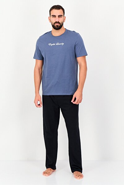 English Laundry طقم رجالي مكون من قطعتين: تيشيرت بأكمام قصيرة وبنطال بيجاما، ...