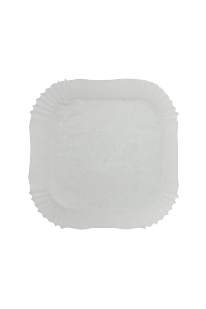 Generic 4 Season Food Grade Air Fryer Double Sided White Silicone Paper Tray 50pcs- 16X4.5cm