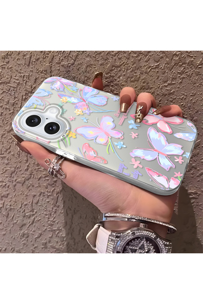 Hontinga حافظة هاتف متوافقة مع آيفون 16، حماية ضد الصدمات والسقوط للكاميرا