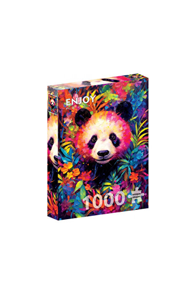Enjoy Puzzle Puzzle 1000 de piese Bucură-te de puiul de panda jucăuș