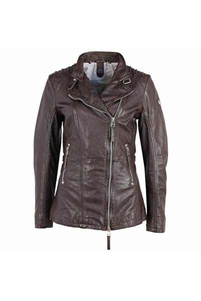 mauritius Geaca Lunga de Piele Dama Gipsy Maro Inchis GWScandel