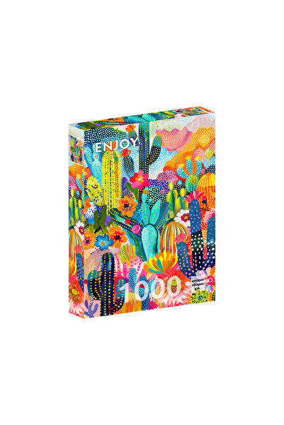 Enjoy Puzzle Puzzle 1000 de piese Bucură-te de Țara Cactușilor