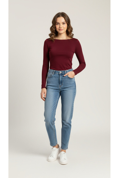 Umse Collection Prenses Yaka Yumuşak Dokulu Body