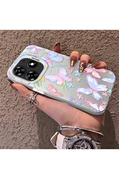 Hontinga حافظة هاتف متوافقة مع هاتف Tecno Spark 10 Pro 4G، حافظة كاميرا مضادة...