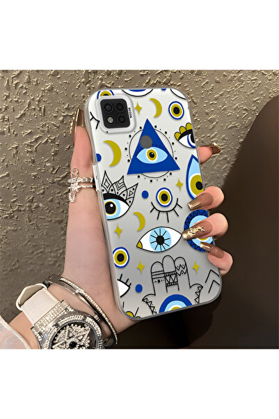 Hontinga حافظة متوافقة مع هاتف Xiaomi Poco C31، حافظة هاتف صلبة مضادة للسقوط