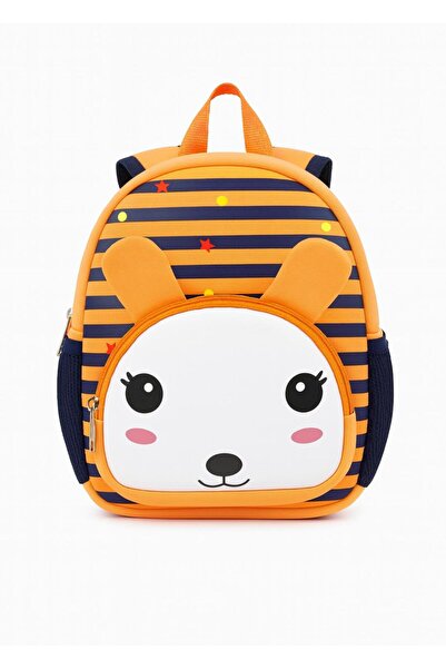 BORNAY Küçük Boy Tavşan Desenli 0-4 Yaş Anasınıfı Kreş Çocuk Okul /Sırt Çanta...
