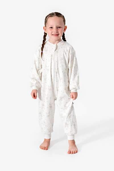 NUNEA Bebek & Çocuk Uyku Tulumu 1.5 TOG Kız Erkek, Desenli, %100 Pamuk, Oeko-...