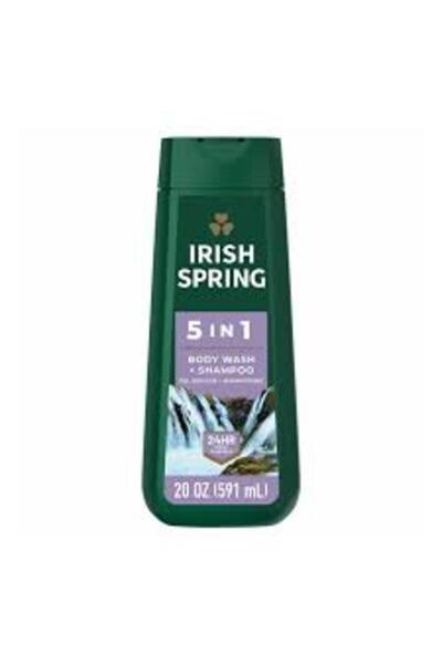 Irish Spring 5in1 Shampoo + Whole Body Wash 591ml