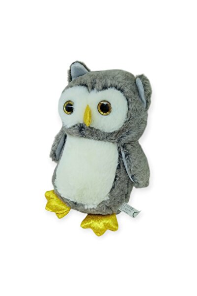 KIZIL Sevimli Peluş Baykuş 25 cm - Gri