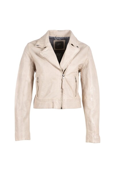 mauritius Geaca de Piele Dama Gipsy Alb Murdar GWJella