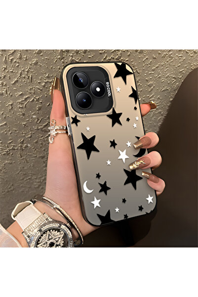 Hontinga حافظة متوافقة مع هاتف Realme Note 50، حافظة هاتف صلبة مضادة للسقوط