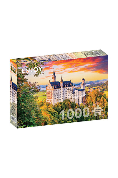 Enjoy Puzzle Пъзел от 1000 части Насладете се на замъка Нойшванщайн през есен...