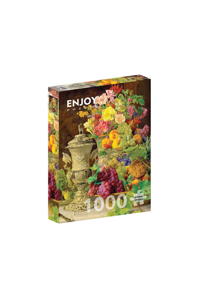 Enjoy Puzzle Puzzle 1000 piese Enjoy – Ferdinand Georg Waldmüller: Natură statică cu fructe