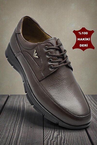 ISPARTALILAR 301 Ortopedik Topuk Masajlı Hakiki Deri Erkek Ayakkabı Kışlık Erkek Deri Ayakkabı