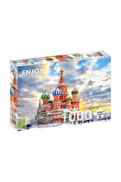 Enjoy Puzzle Пъзел от 1000 части Насладете се на катедралата „Свети Василий“,...