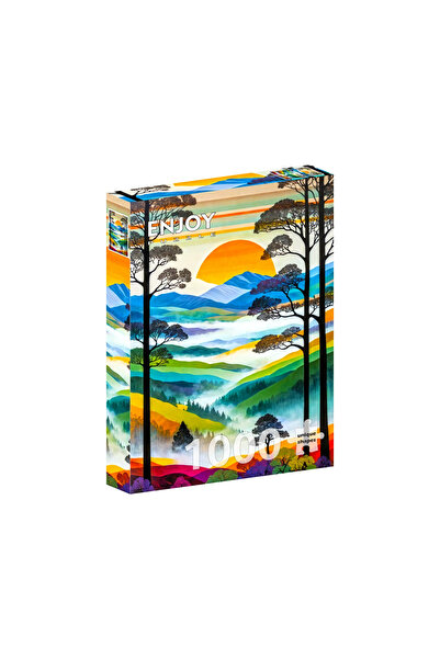 Enjoy Puzzle Пъзел 1000 части Насладете се на бриза на хълмовете