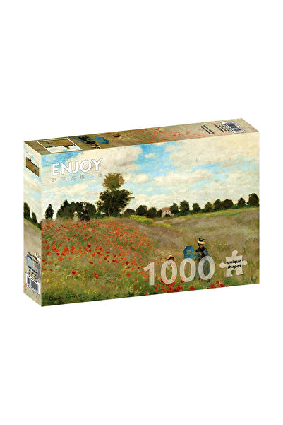 Enjoy Puzzle Puzzle 1000 de piese Bucurați-vă de Claude Monet: Câmpul de maci